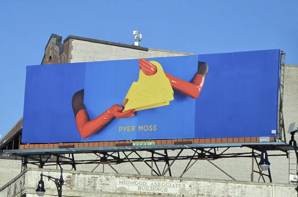 Pyer Moss Brooklyn Billboard